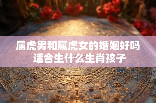属虎男和属虎女的婚姻好吗 适合生什么生肖孩子